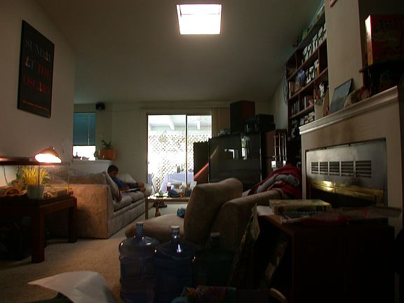 open space living-dining-kitchen