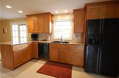 Updated kitchen includes newer appliances