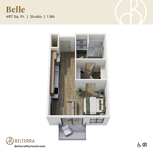Floor plan Belle - Affordable