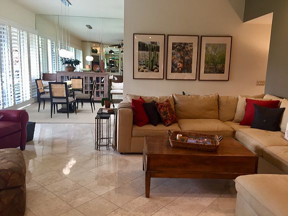 Living/dining areas