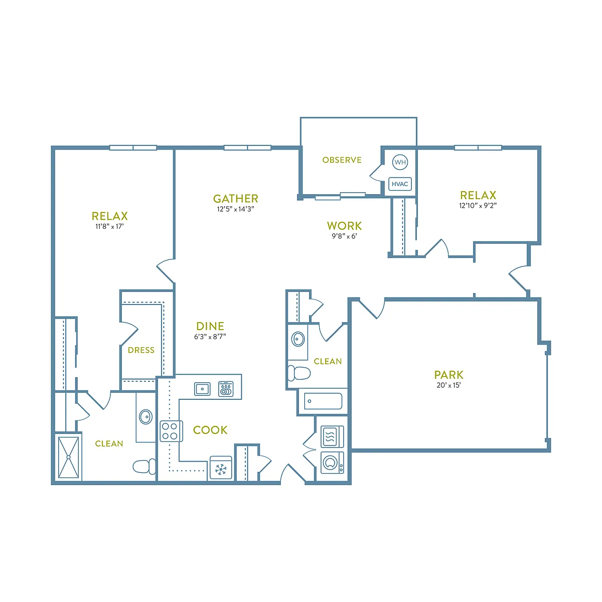Floor plan THE FULLER