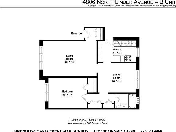 4th image of 4804-16 N Linder Ave #48061B