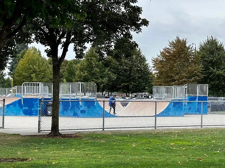 Skate-park within walking distance