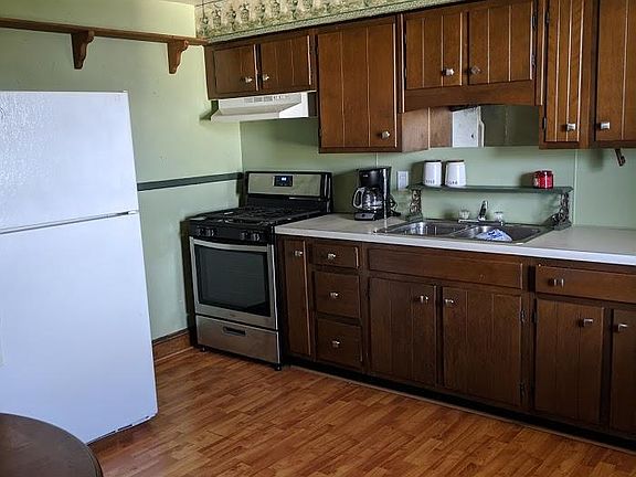 Kitchen with new stainless oven