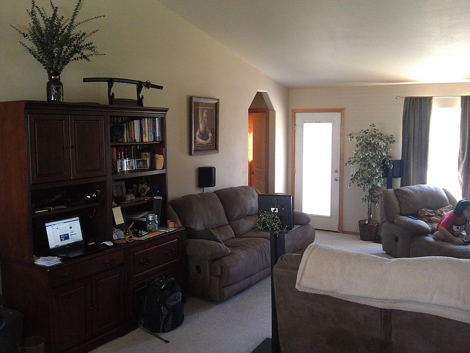 French door off the great room leads to fenced back yard.  