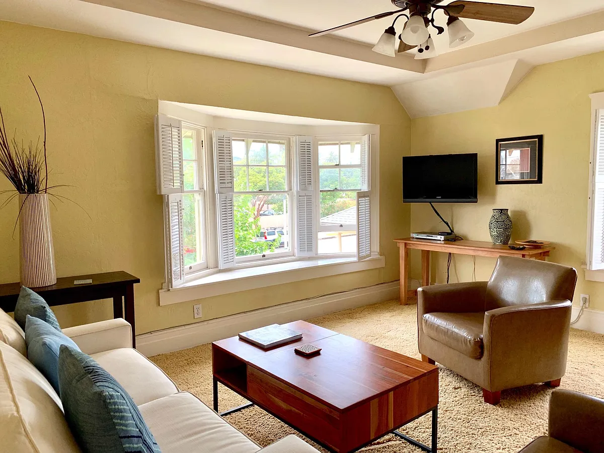 TV in living room has roku - 824 Bath St #D