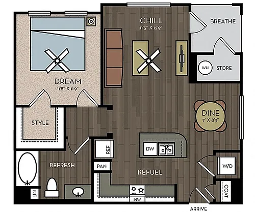 Floor plan A1