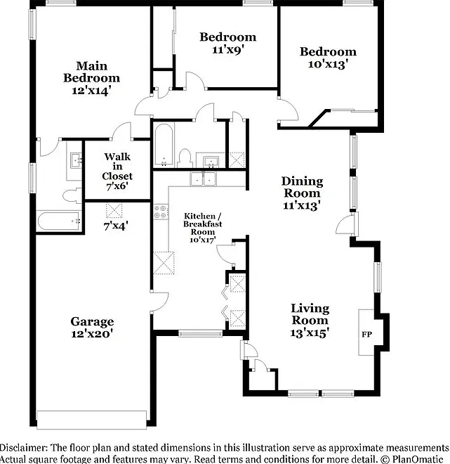3 bed, 2.0 bath, 1309 sqft, $1,890 — Photo 2