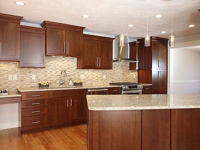 Large gourmet kitchens