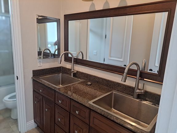 bathroom/kitchen area.