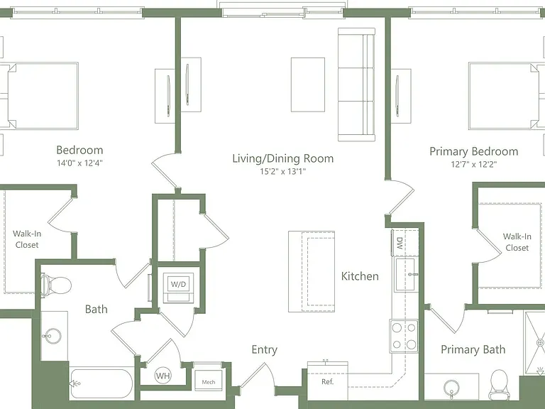 B9.2 floor plan Enclave at Raritan