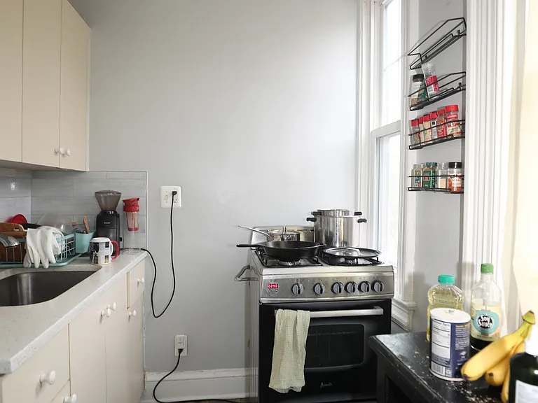 Kitchen with window providing natural light