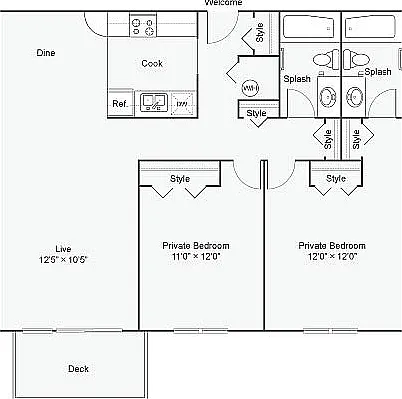 Jasper 2 Bed/ 2 Bath Jasper 2 Bed/ 2 Bath
