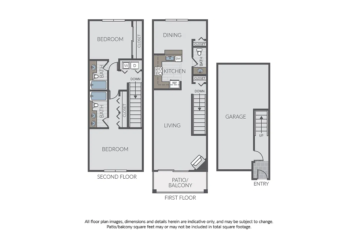 Floor plan Plan 2E Townhome