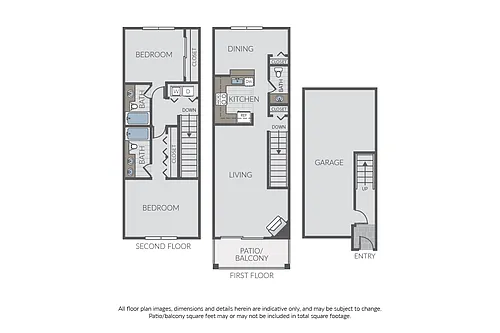 Floor plan Plan 2E Townhome
