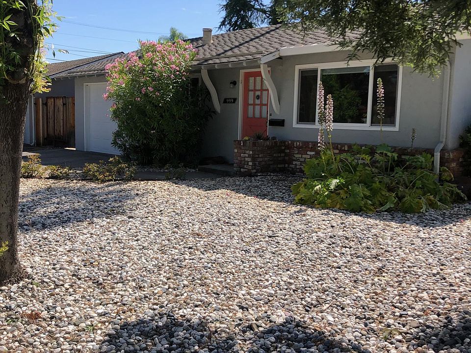 Front of the unit attached garage on left.