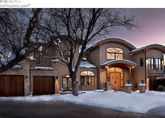front elevation dusk