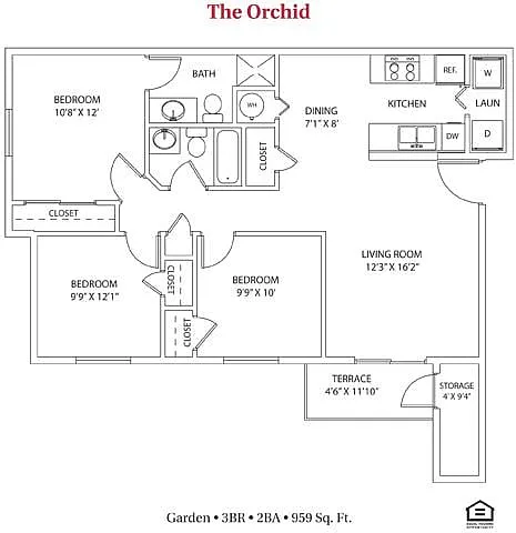 Floor plan The Orchid