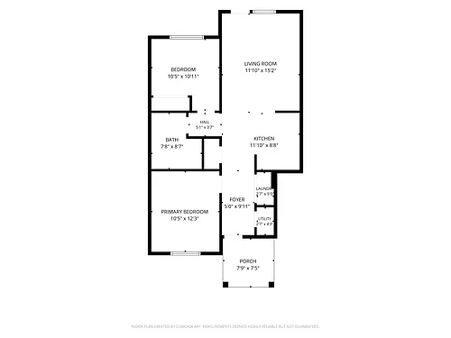 Floor plan 2 Bedroom