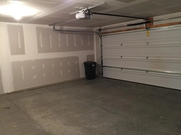 Double garage with automatic opener