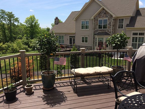 Extra large back deck