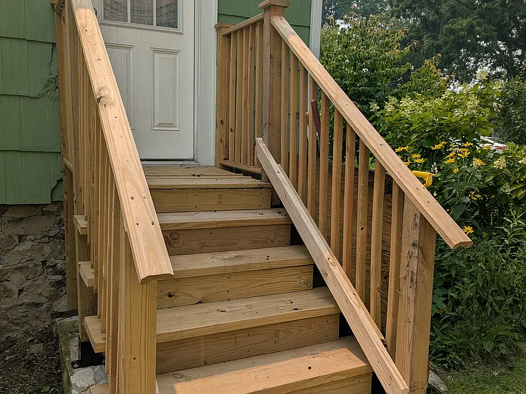 Back entrance