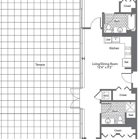 2N floor plan The Hecht Warehouse