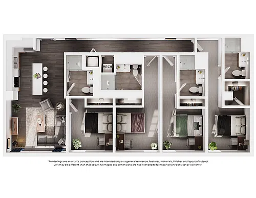 Floor plan 4x4 Sycamore