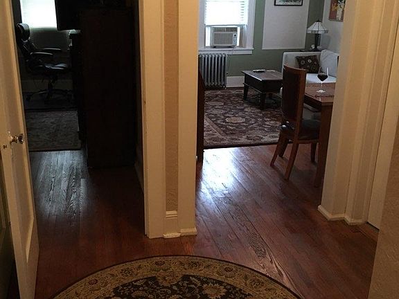 Hall to bedroom And living room