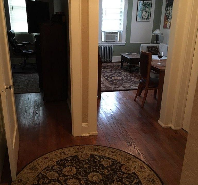 Hall to bedroom And living room
