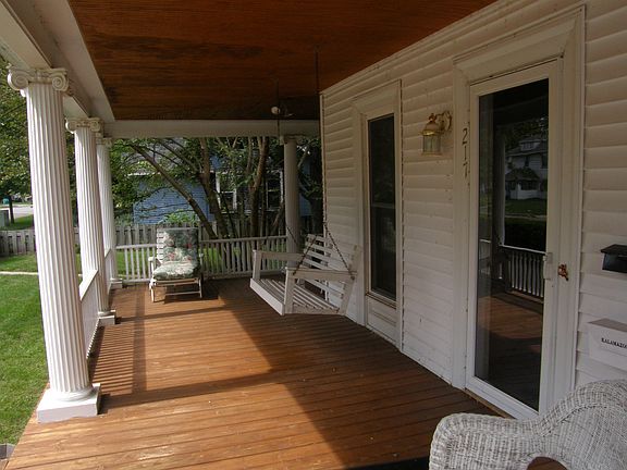 Wrap-around porch