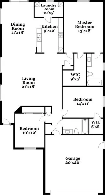 3 bed, 2.0 bath, 1610 sqft, $1,920 — Photo 2