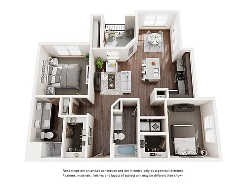 Floor plan B3