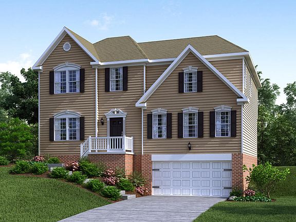 Elevation H Siding Facade with Opt Garage Door