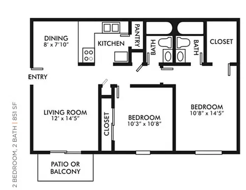 Floor plan B1R