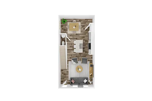 Floor plan Hemlock Townhome