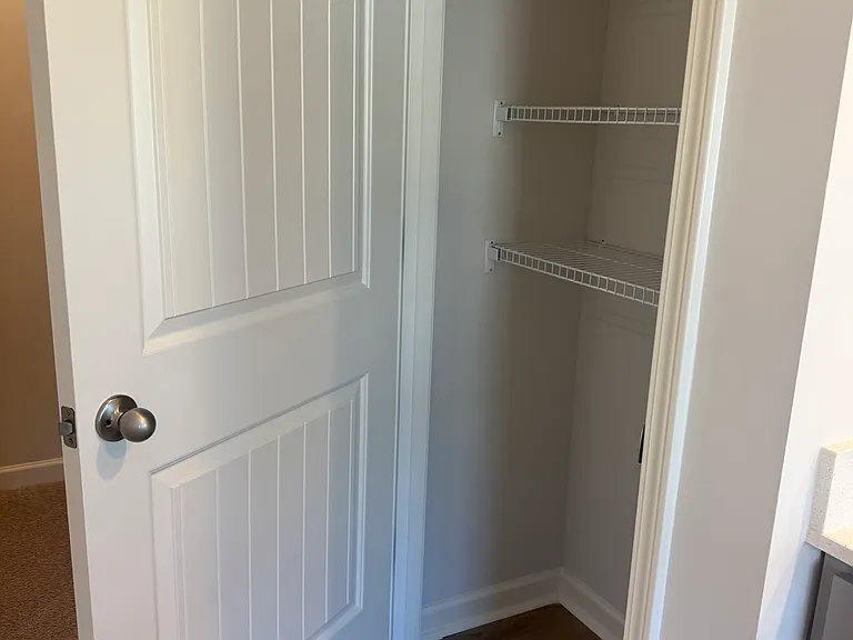 Master linen closet.
