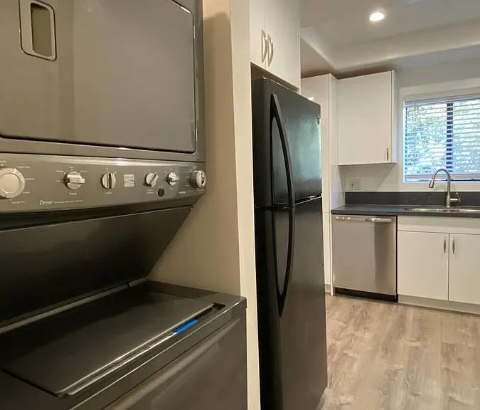 Washer and dryer in the unit