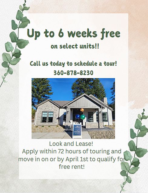 Up to 6 weeks free