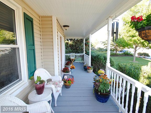 Covered front porch