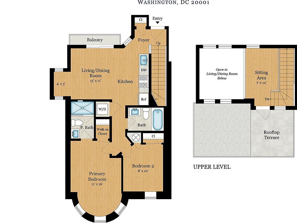 2nd image of 1112 6th St NW #Penthouse 1