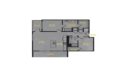 Floor plan B1