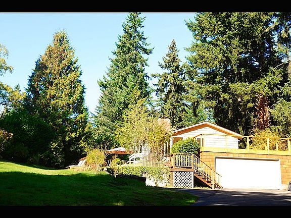 Back yard, parking