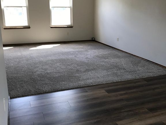 Living room view from dining room