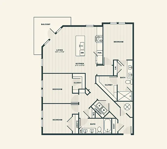 Floor plan The Watson