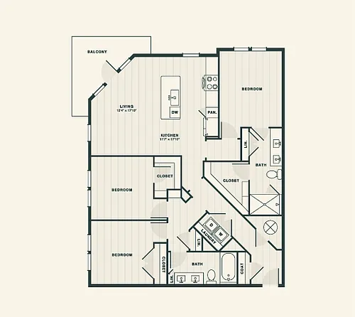 Floor plan The Watson