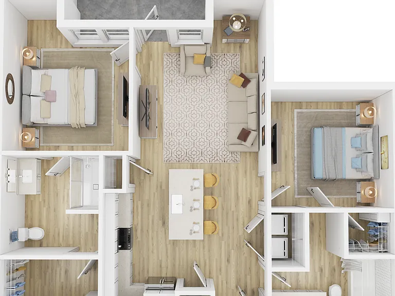 2 BD Loft 2 BD Loft