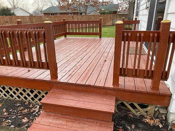 Deck off the dining room