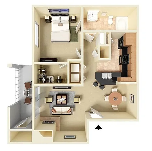 Floor plan A1R