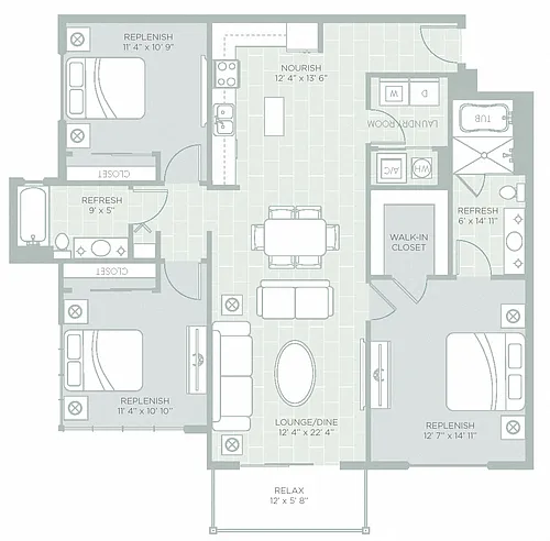 Floor plan Voyage II